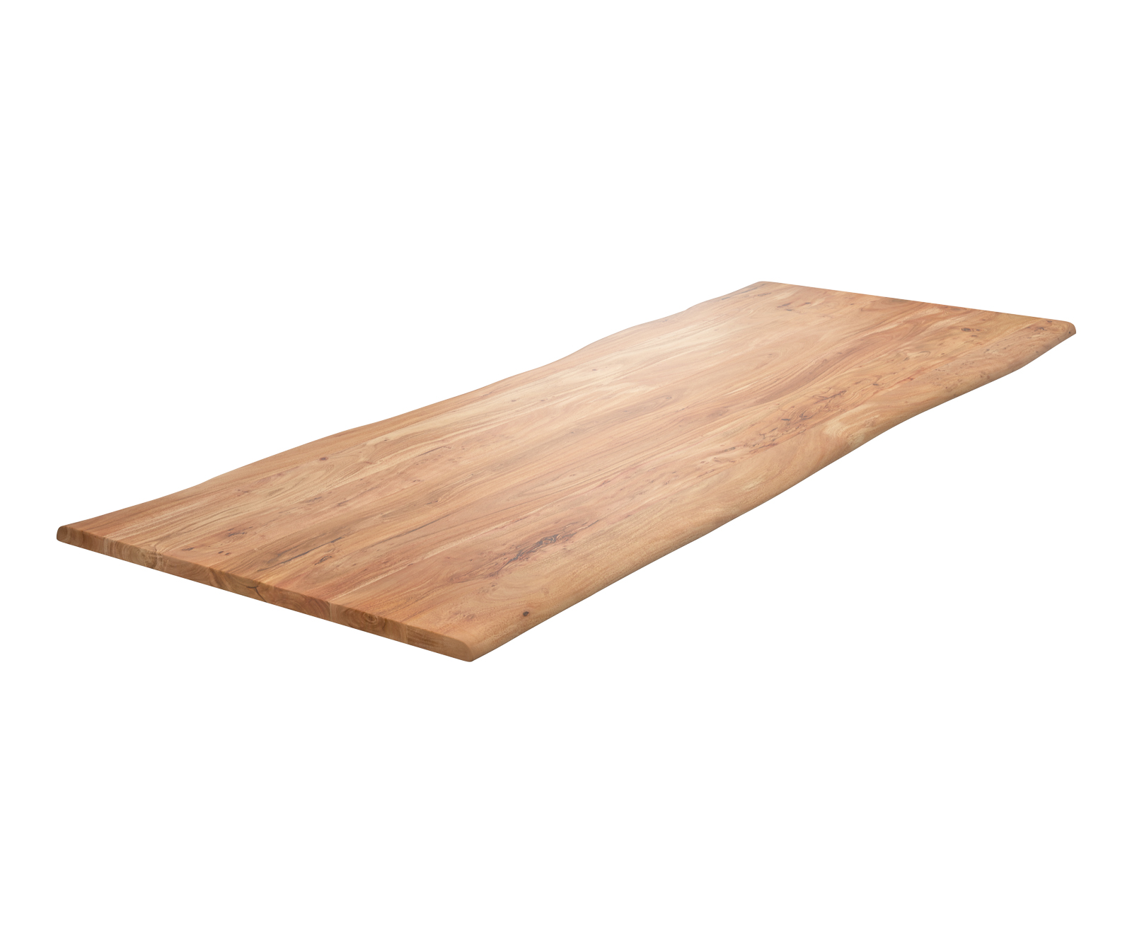 Asztallap Edge 260x100 cm akác természetes Live-Edge