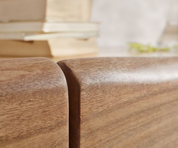 Komód Live-Edge 147 cm akác természetes 3 ajtós 3 fiókos - Image 4