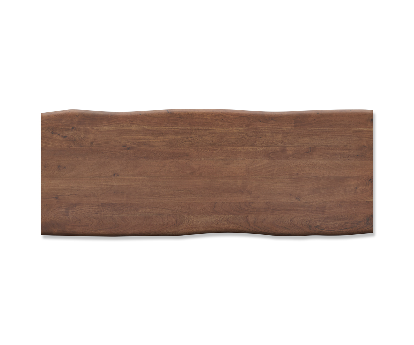 Jídelní stůl Edge 260x100 Acacia Brown Metal Sloping Live-Edge - Image 4