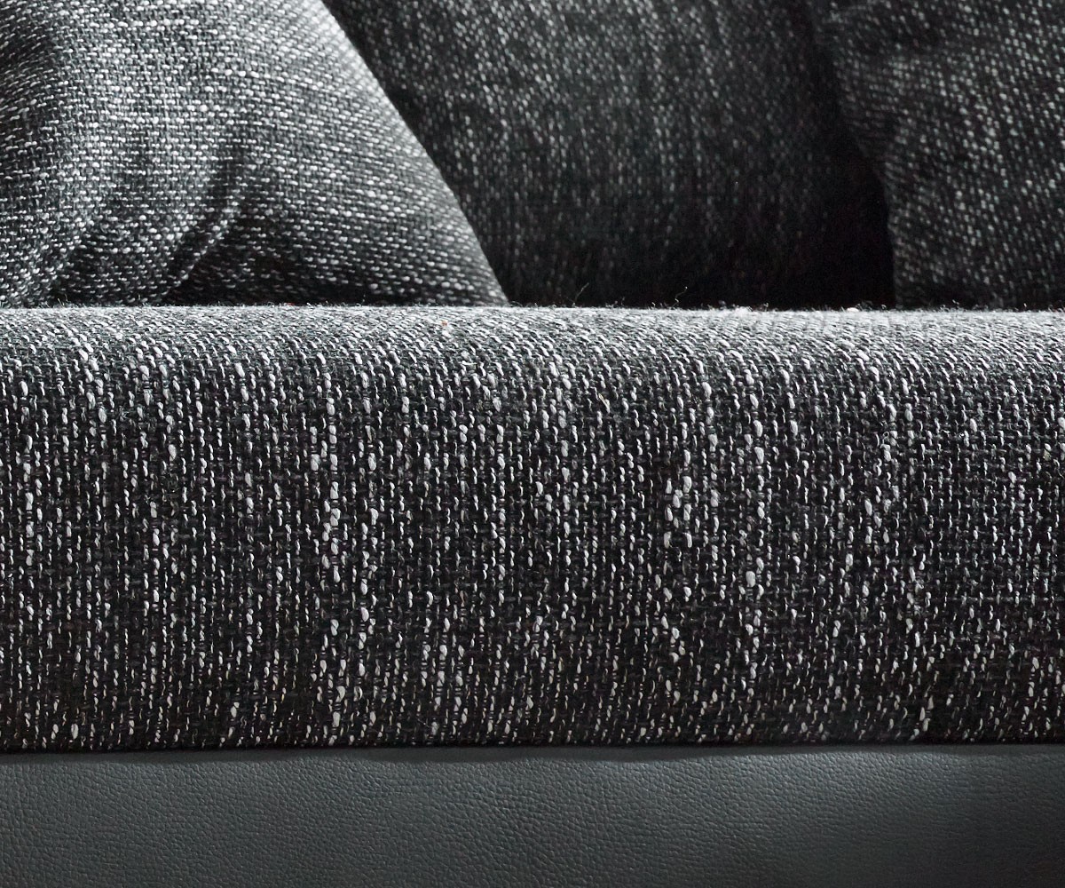 "U alakú kanapé Clovis XL fekete moduláris kanapé bővíthető" - Image 2