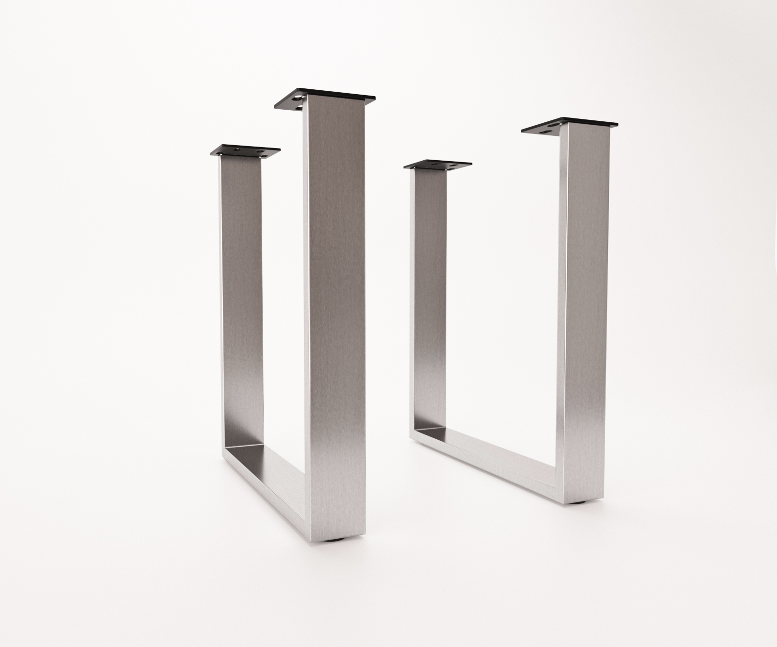 Láb rozsdamentes acél keskeny 2 darabos szett