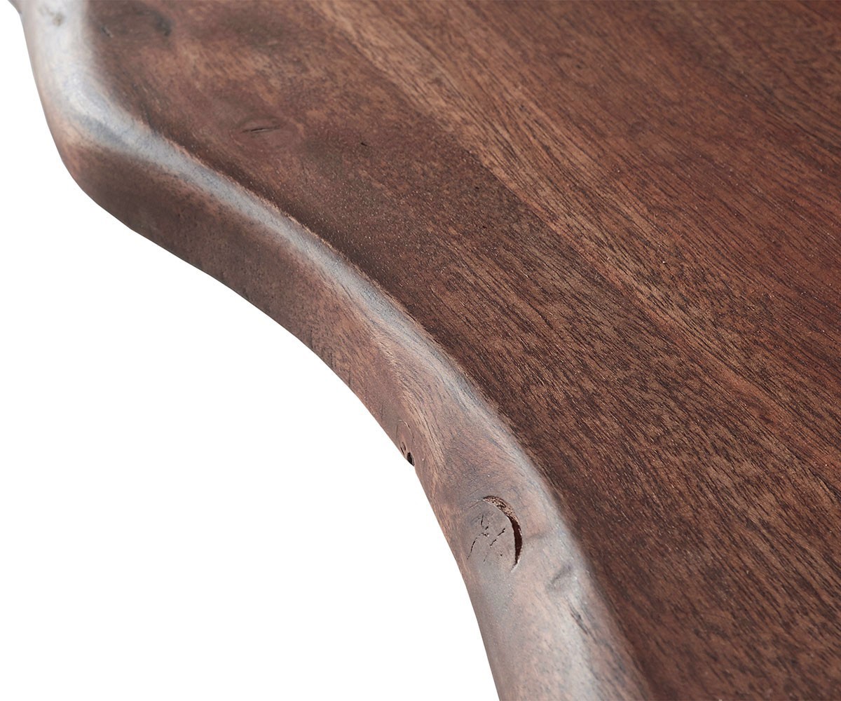 Asztallap Edge 180x90 cm XL akác barna Live-Edge - Image 4