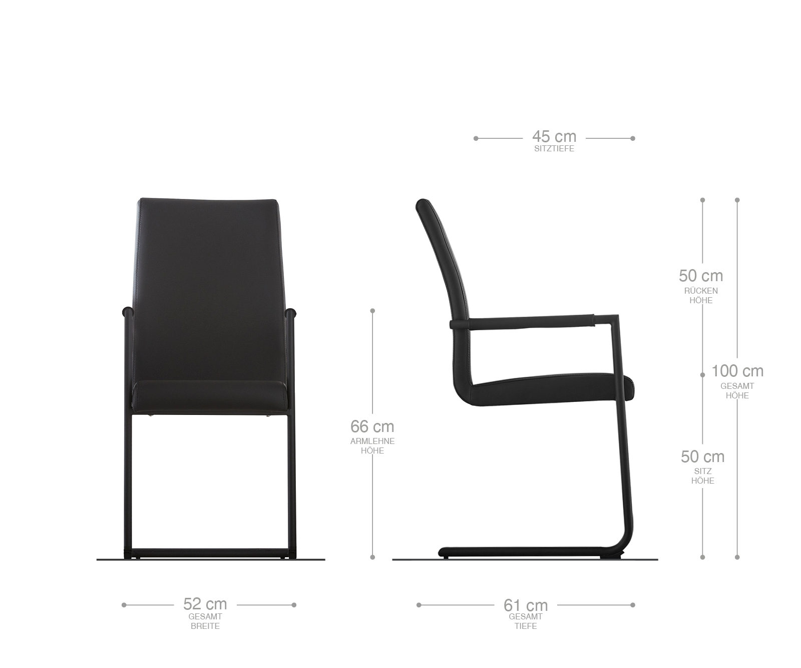 Jídelní židle Daan šedý vintage černý kovová podnož - Image 7