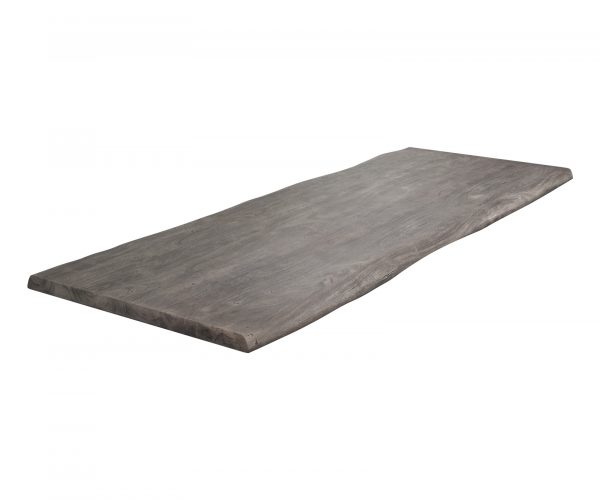 Asztallap Edge 260x100 cm XL akác platina Live-Edge