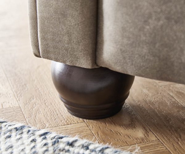 Sarokkanapé Chesterfield 209x200 cm taupe steppelt - Image 6