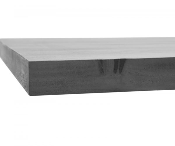 Étkezőasztal Edge 200x100 XL akác barna rozsdamentes acél ferde - Image 5
