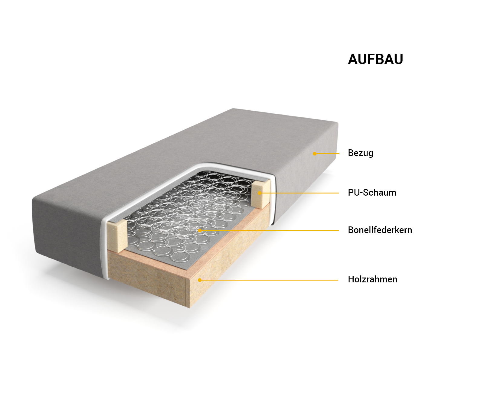 Boxspring ágy Dream-Great 180x200 cm barna vintage matraccal és topperrel - Image 7
