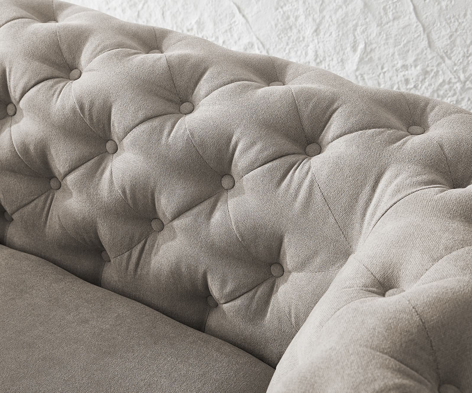 Klubové křeslo Corleone Béžové křeslo 120x97 cm - Image 4