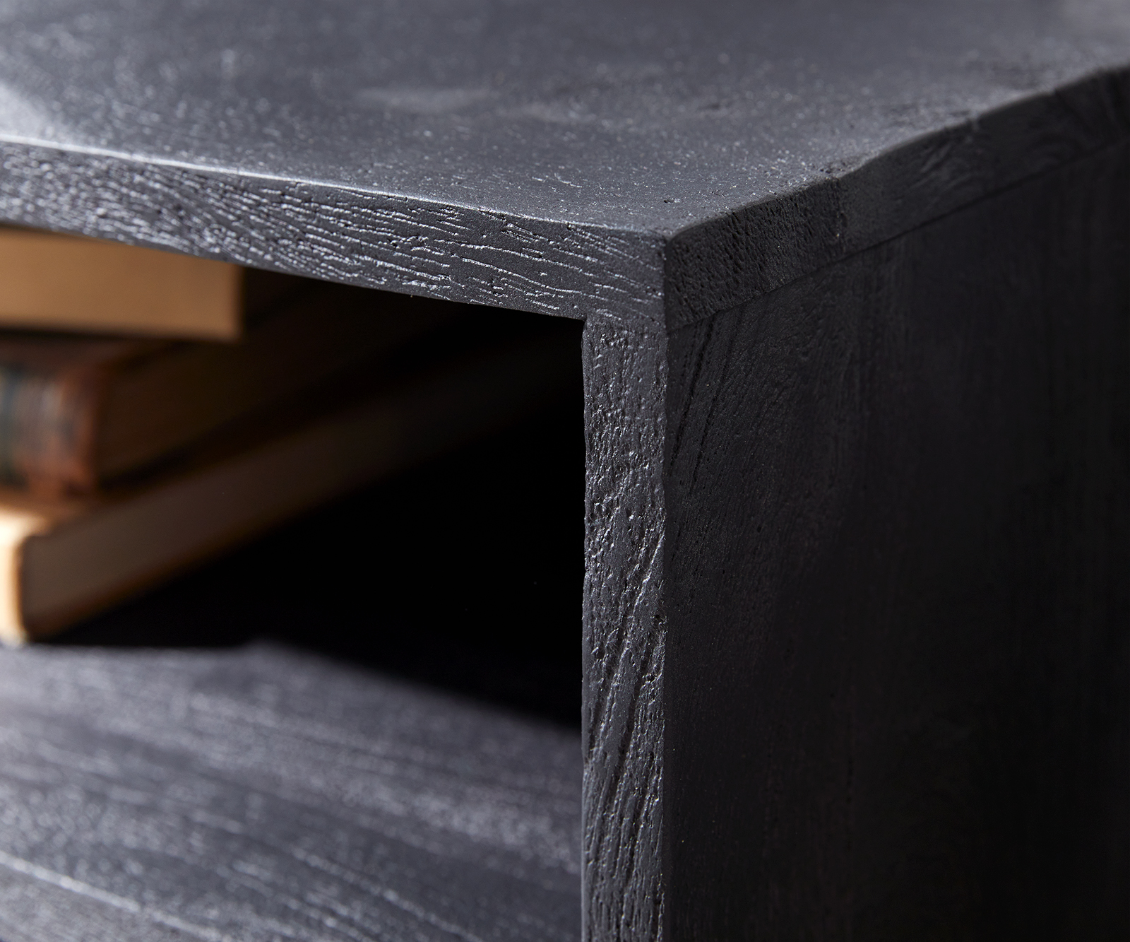 TV szekrény Famke 200 cm mango teak 2 rekesz 3 fiók - Image 6