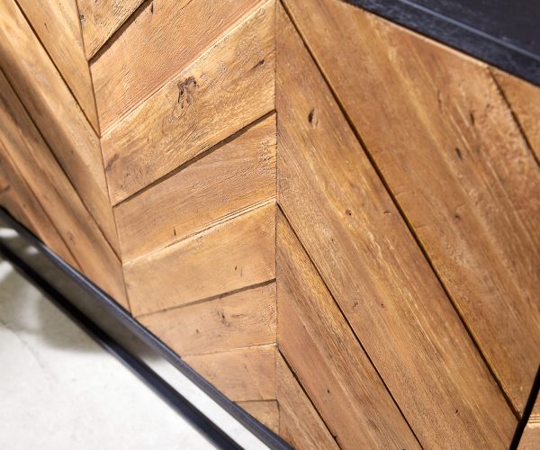 Komód Famke 145 cm mango teak 3 ajtós - Image 7