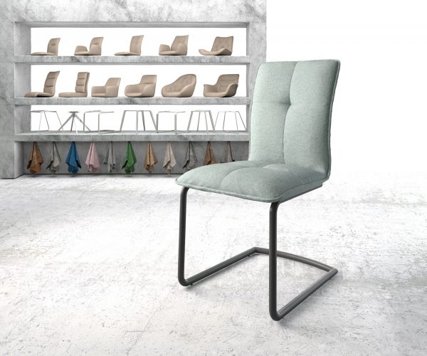 Otočná židle Maddy-Flex Stripes Mint Round Black