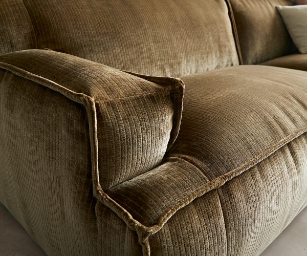 3 ülőhelyes Basit 285x110 cm senil arany - Image 4