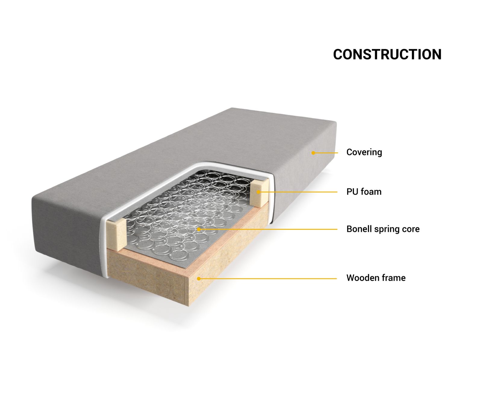 Boxspringová postel Dream-Well 120x200 cm mikrovlákno antracit Vintage - Image 4