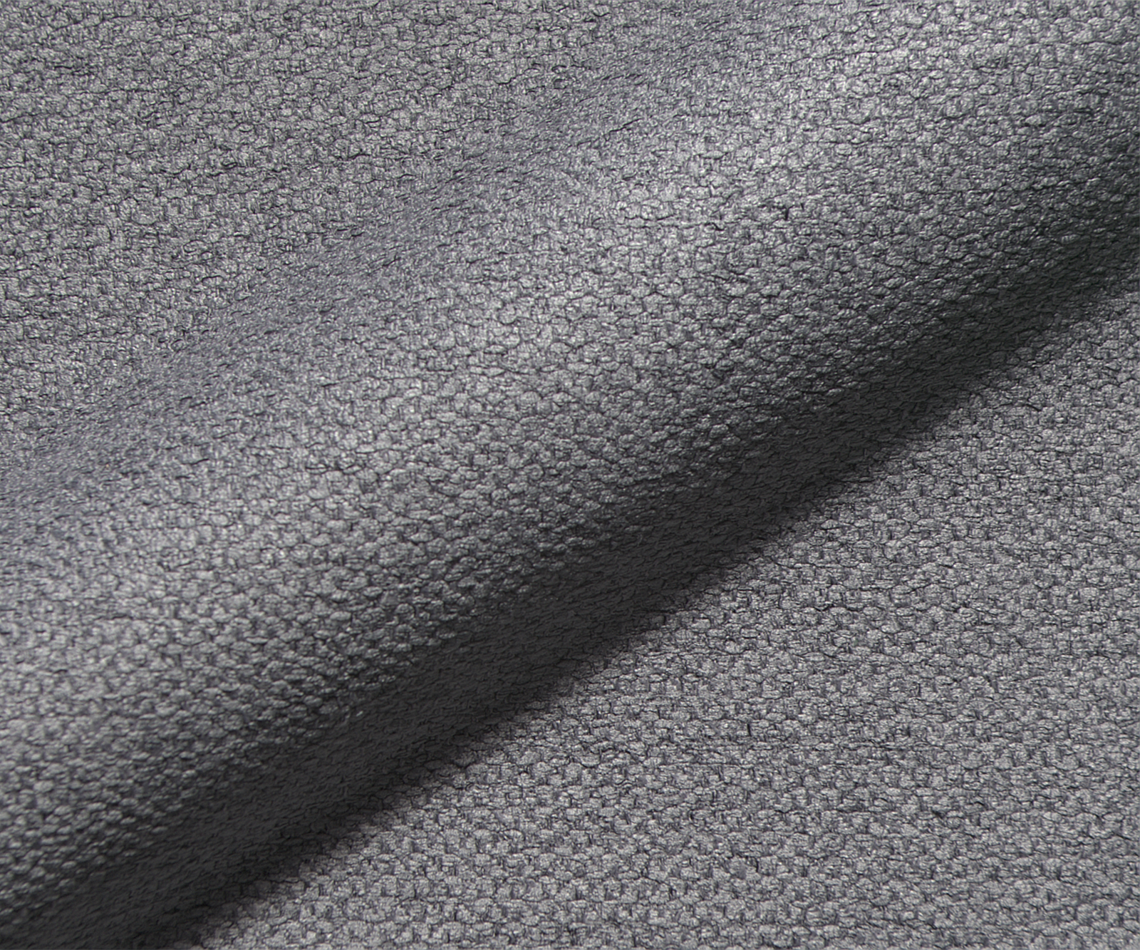 Jídelní židle Abelia-Flex Texturovaná tkanina Světle šedá Rám smyk Černá - Image 4