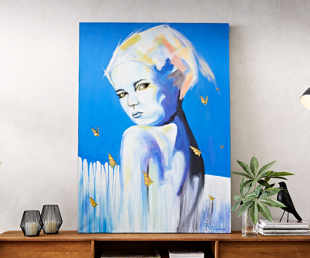 Obraz Motáli 120x170 cm vícebarevná akryl na plátně - Image 3