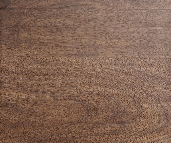 Komód Stonegrace 150 cm akác barna 3D 2 ajtós 3 fiókos "V" alakú láb fekete - Image 3