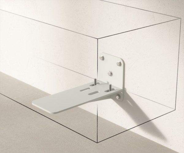 TV szekrény Stonegrace 145 cm akác barna kőfurnér 2 fiók 1 rekesz lebegő - Image 7