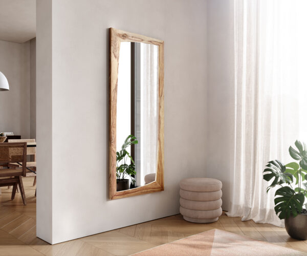 Tükör Wyatt 160x70 cm sheesham természetes