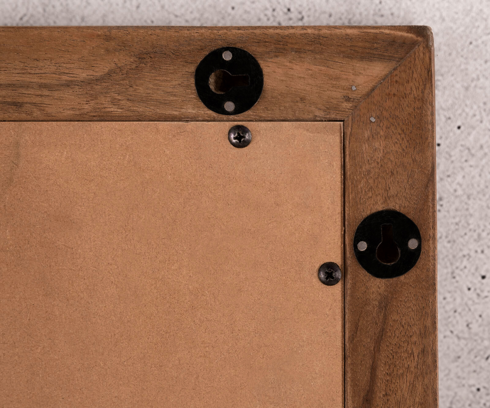 Design Tükör Wyatt 200x100 cm akác barna - Image 4