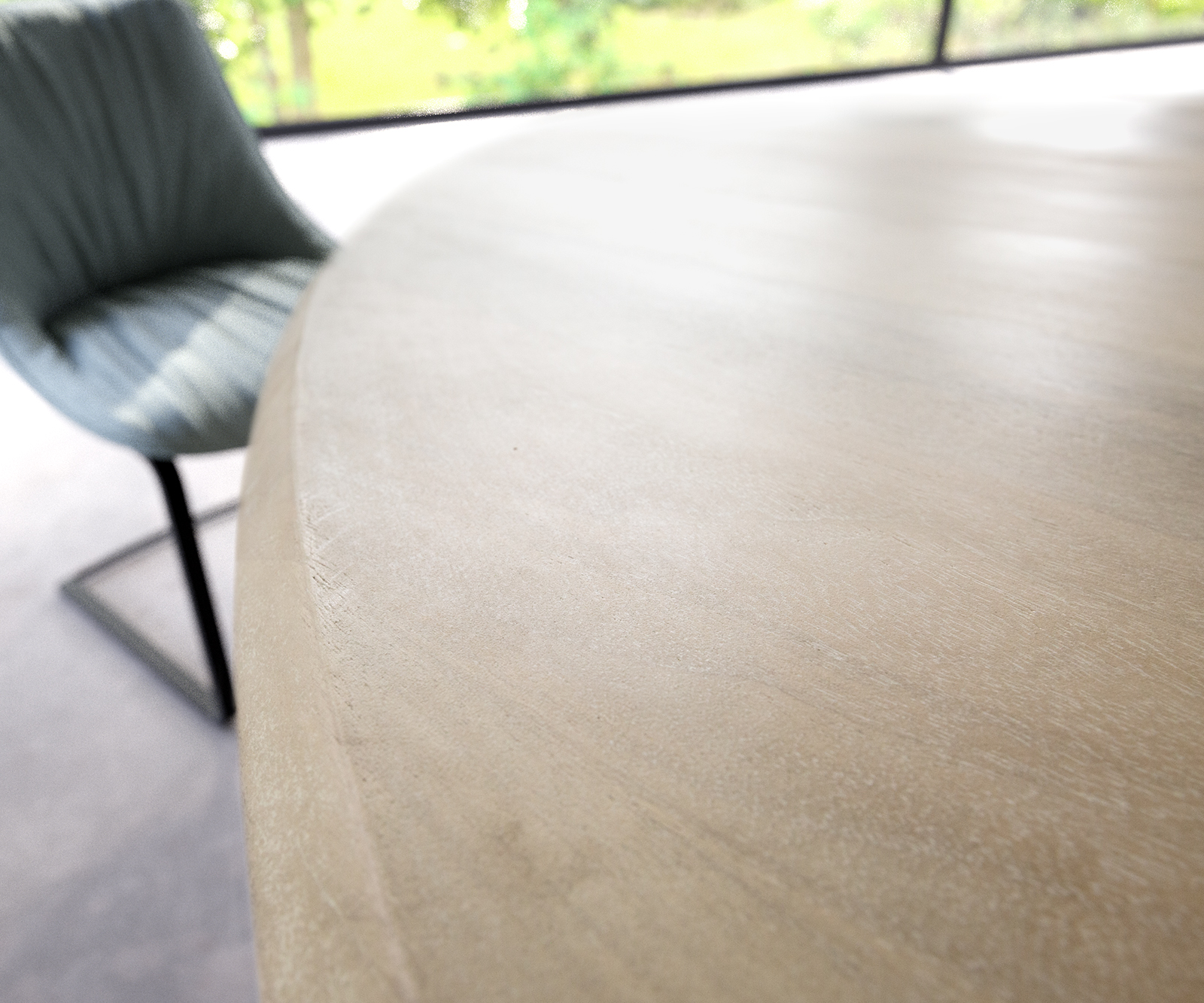 Étkezőasztal Widoa 200x120 cm mango fehér wash - Image 5