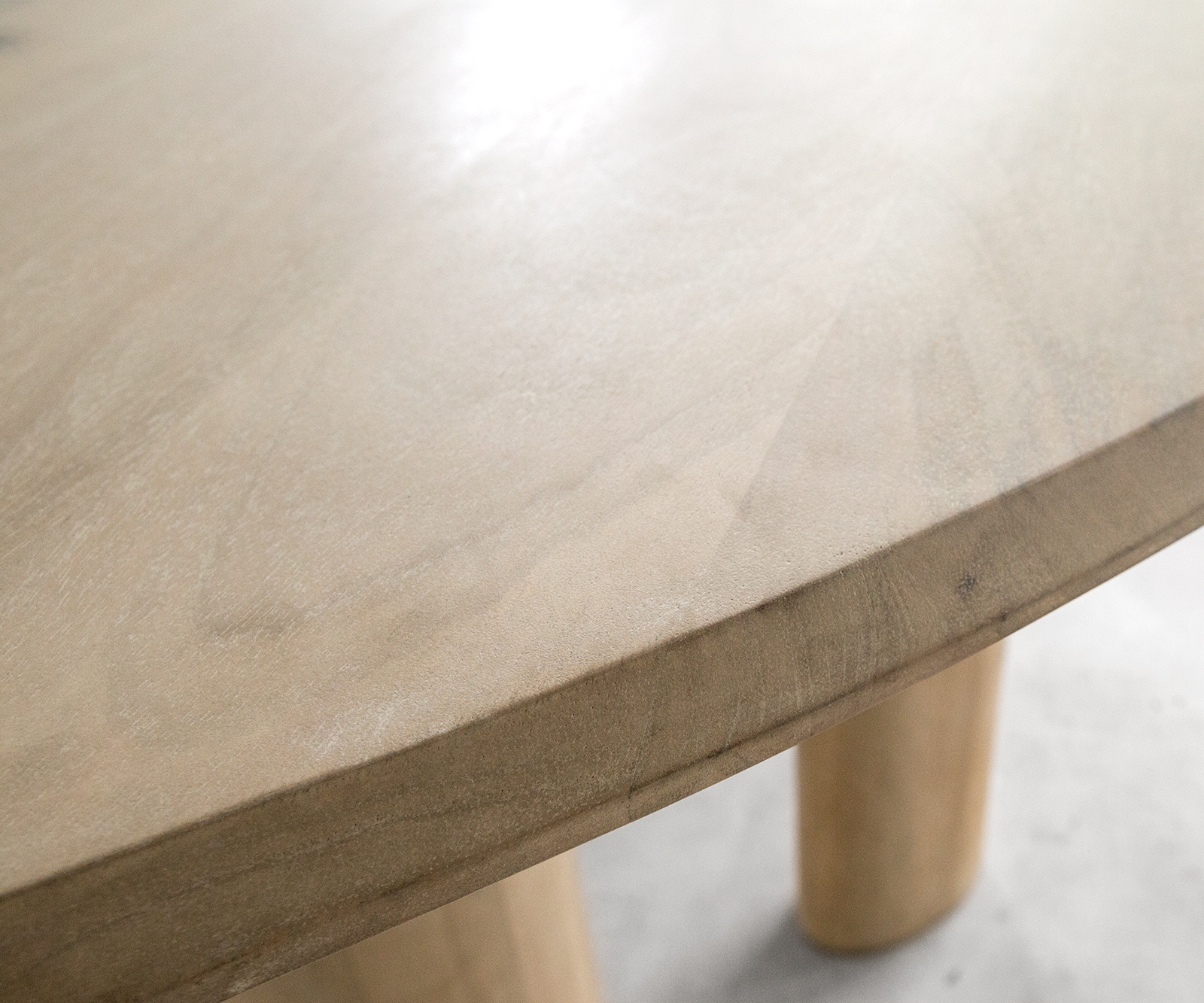 Étkezőasztal Widoa 200x120 cm mango fehér wash - Image 7