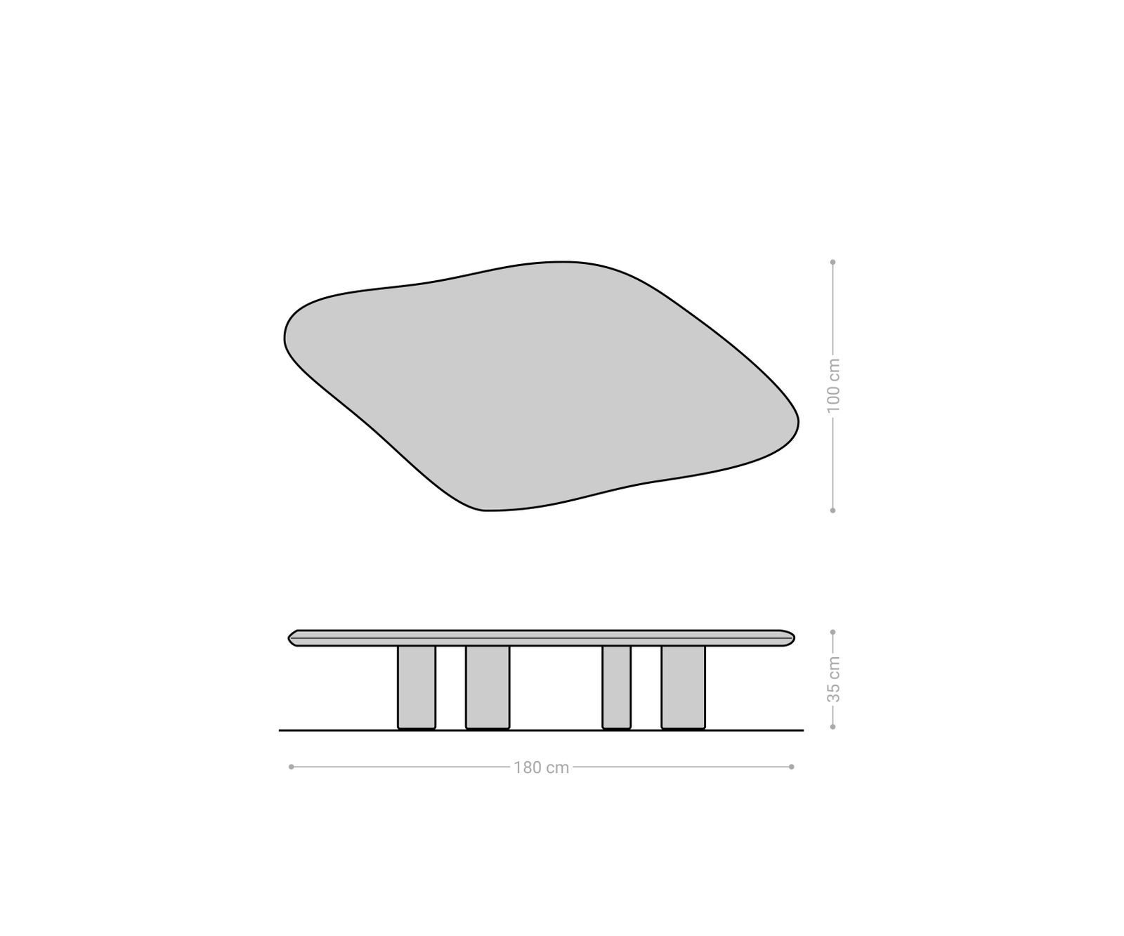 Konferenční stolek Widorna 180x110 cm mango světlé - Image 7
