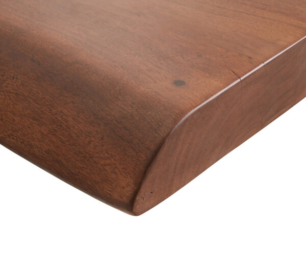 Asztallap Edge 260x100 cm XL akác barna Live-Edge - Image 5