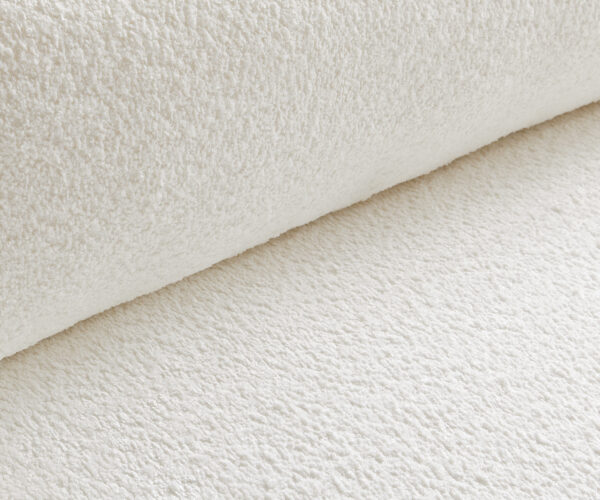 Sarokkanapé Sirpio XL 270x170 cm bouclé krémfehér rekamié változtatható - Image 3