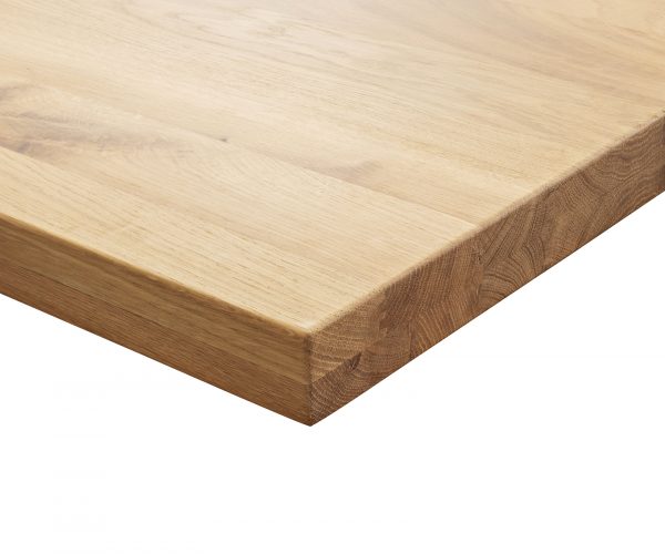 Étkezőasztal Edge 300x100 tölgy természetes kereszt láb téglalap fekete - Image 7