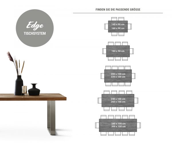 Étkezőasztal Edge hajóformájú 200x100 cm Laminam® Statuarietto fehér kerámia rozsdamentes acél keskeny - Image 8