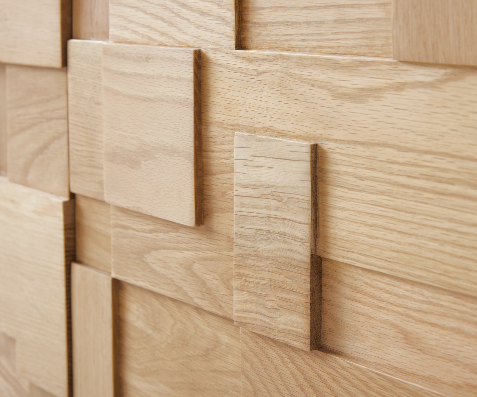 TV stolek Puzzle 220x35x40 cm přírodní dub 4 dvířka - Image 3