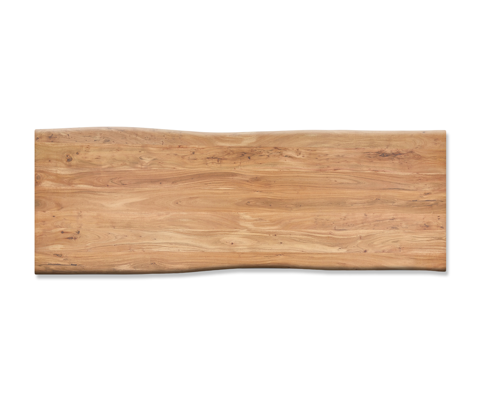 Asztallap Edge 280x100 cm XL akác természetes Live-Edge - Image 2