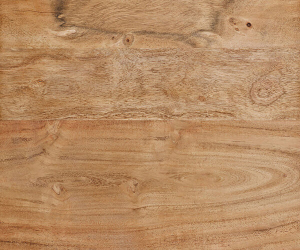 Étkezőasztal Edge 140x90 cm akác természetes fekete vékony lábazat Live-Edge - Image 3
