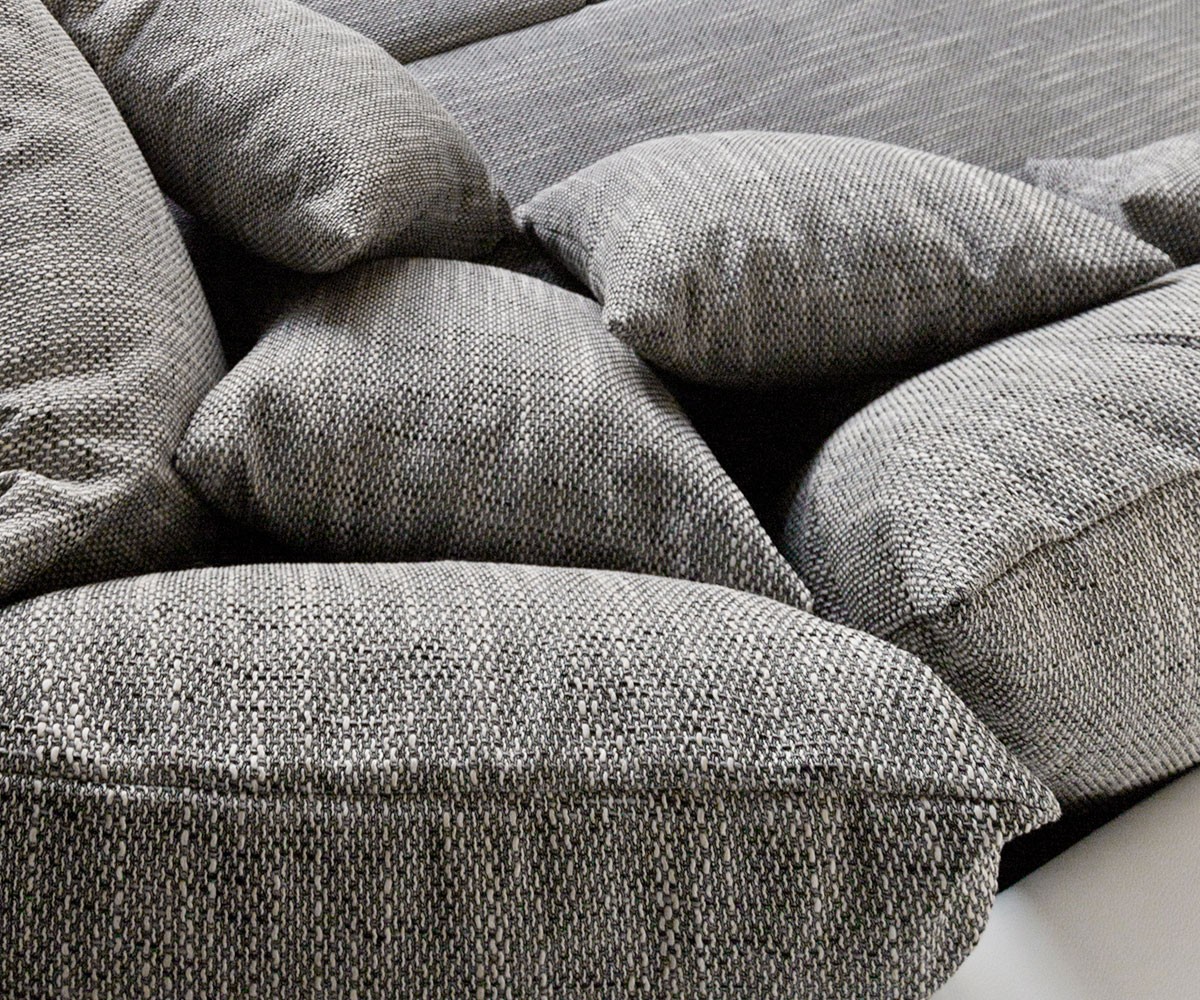 "U alakú kanapé Clovis XL fehér világosszürke moduláris kanapé" - Image 6