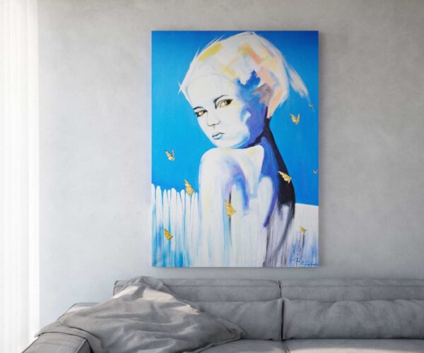 Obraz Motáli 120x170 cm vícebarevná akryl na plátně