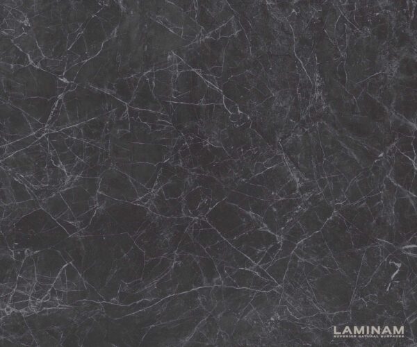 Étkezőasztal Edge 200-300x100 kerámia Laminam®Nero Greco antracit kereszt láb téglalap rozsdamentes acél kihúzható - Image 3