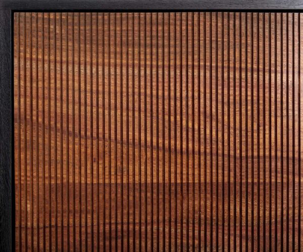 Dohányzóasztal Vaag 120 cm sheesham természetes mango fekete 4 fiókos - Image 3