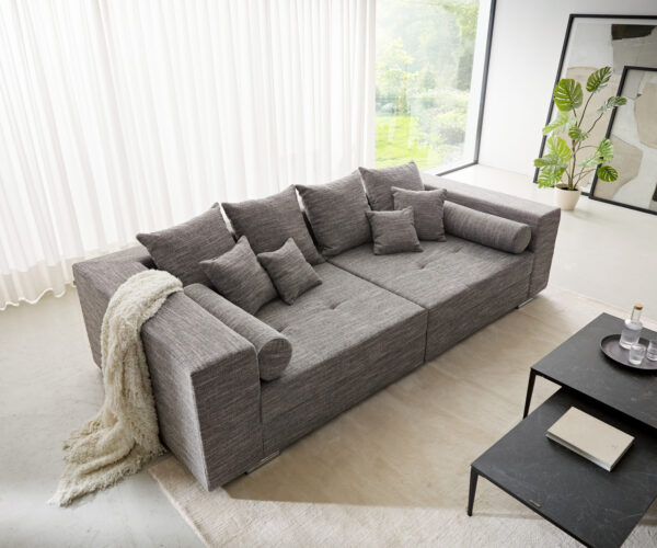 Nagy kanapé Marlen 300x140 cm világosszürke kanapé - Image 2
