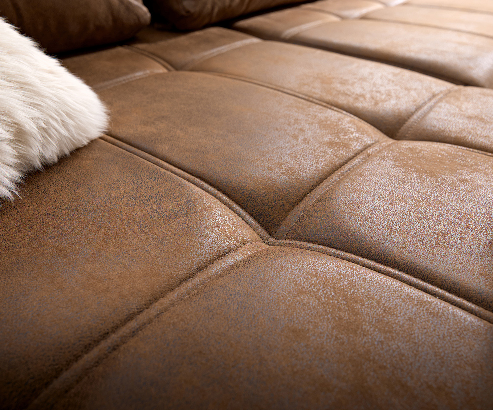 Sarokkanapé Loana 275x185 cm barna alvó funkcióval - Image 6