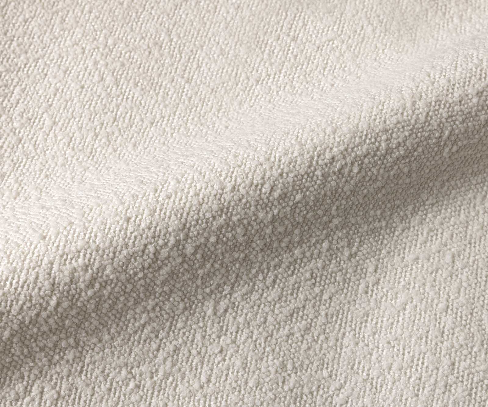 Kárpitozott ágy Capujo 140x200 cm bouclé krémfehér - Image 3