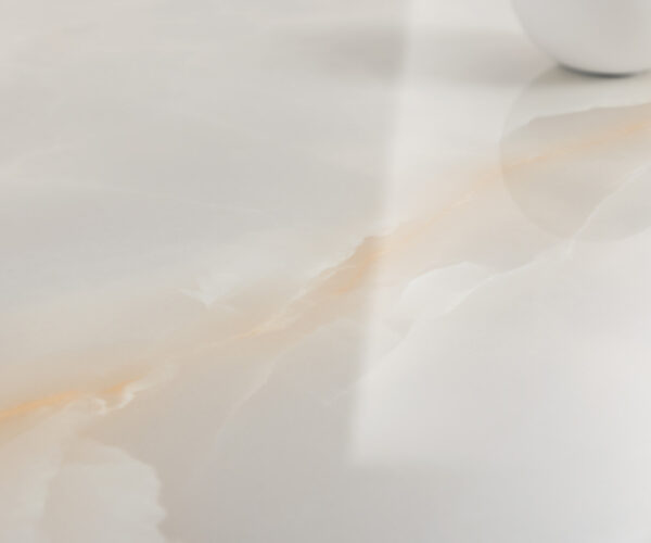 Étkezőasztal Edge hajóformájú 270x120 cm kerámia iris FMG onice grigio estelar kerek rozsdamentes acél - Image 4