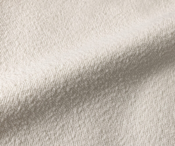 Kárpitozott ágy Perlla 180x200 cm bouclé krémfehér - Image 3