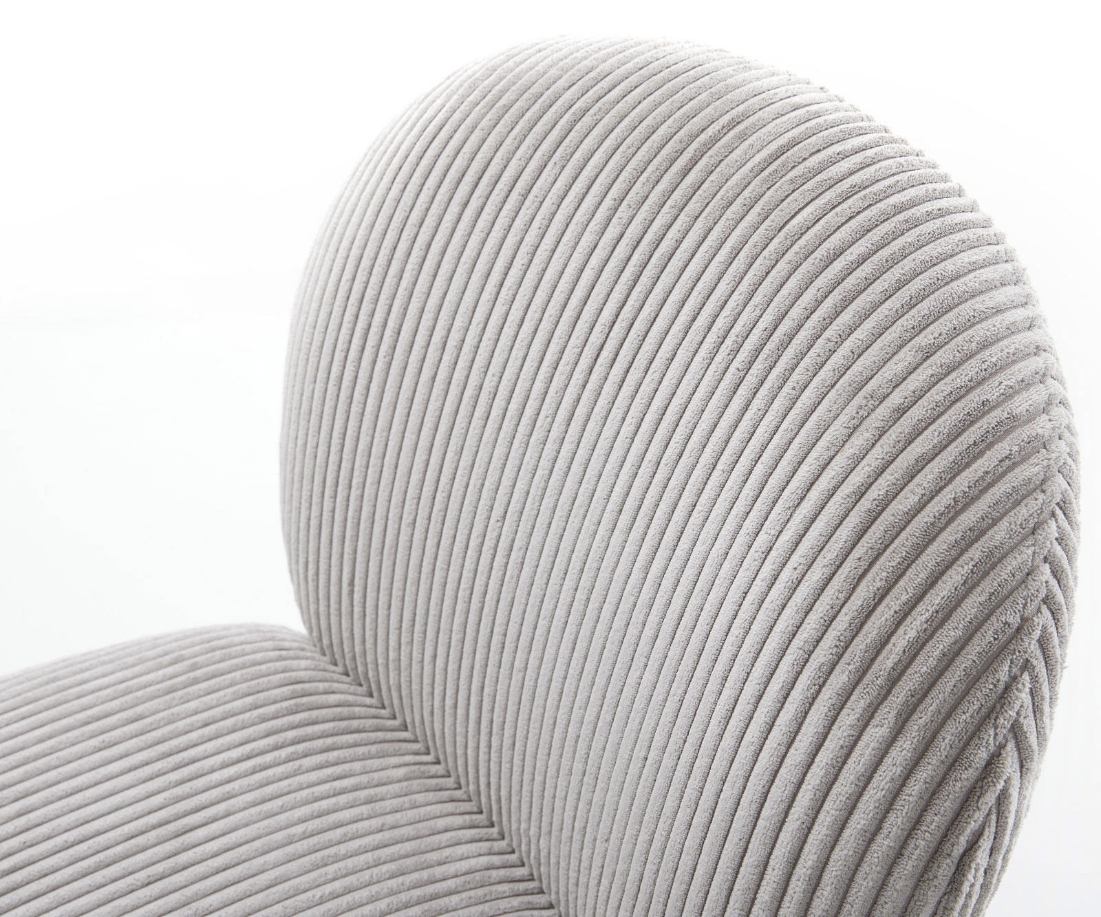 Étkezőszék Nube-Flex mikroszálas ezüstszürke kereszt láb széles rozsdamentes acél 360° forgatható billenő zsákrugós matrac - Image 4