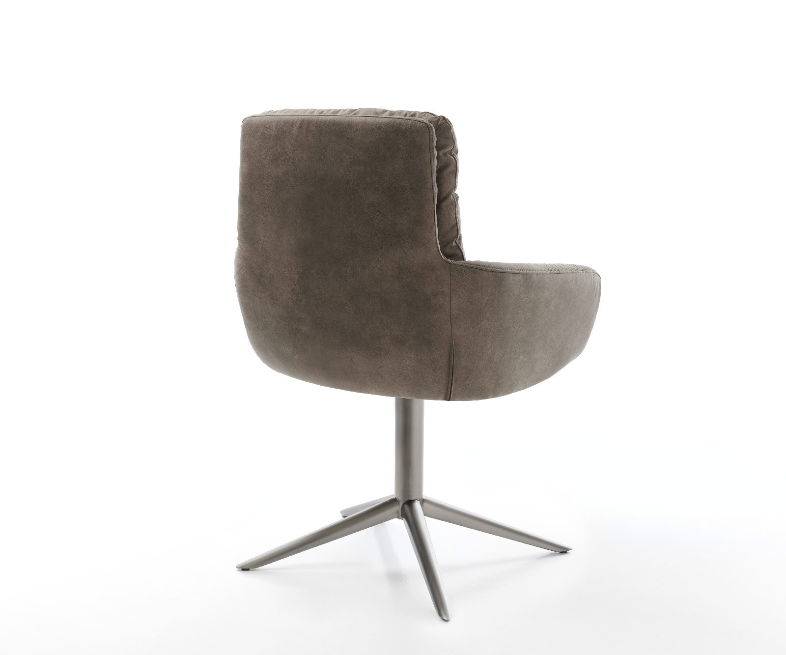 Étkezőszék Abelia-Flex karfás mikroszálas taupe vintage grafit láb 360° forgatható billenő funkció - Image 5