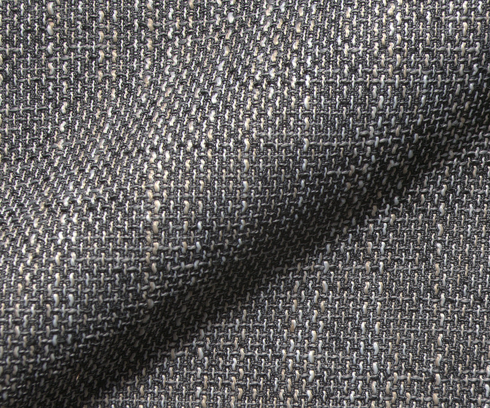 Pohovka ve tvaru "U" Clovis XL světle šedá strukturovaná látka taburet područka modul - Image 3