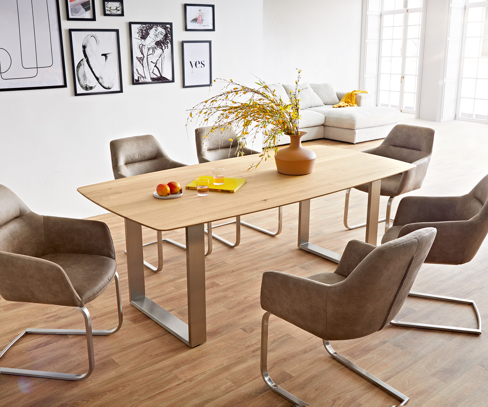 Láb rozsdamentes acél keskeny 2 darabos szett - Image 3