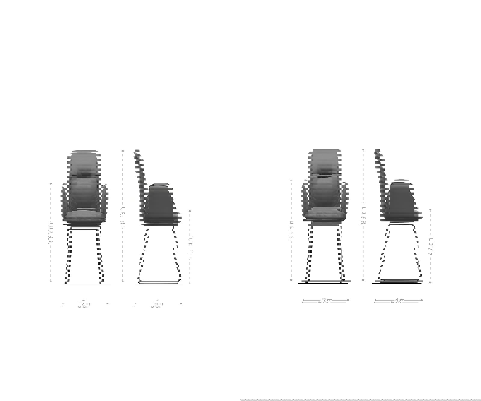 Étkezőszék Vinja-Flex mikroszálas taupe vintage vékony lábazat rozsdamentes acél - Image 6