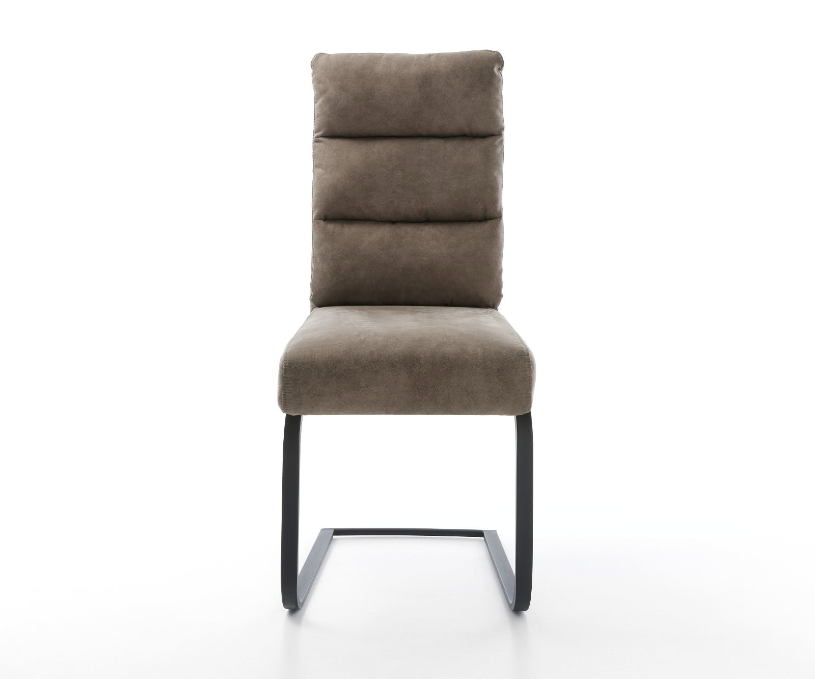 Étkezőszék Pela-Flex mikroszálas taupe vintage étkezőszék lapos fekete zsákrugós - Image 2