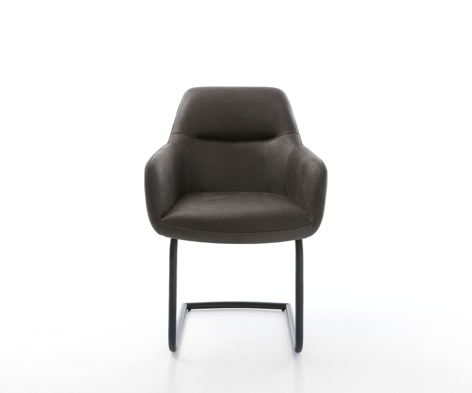 Étkezőszék Pejo-Flex mikroszálas antracit vintage étkezőszék kerek fekete zsákrugós - Image 2