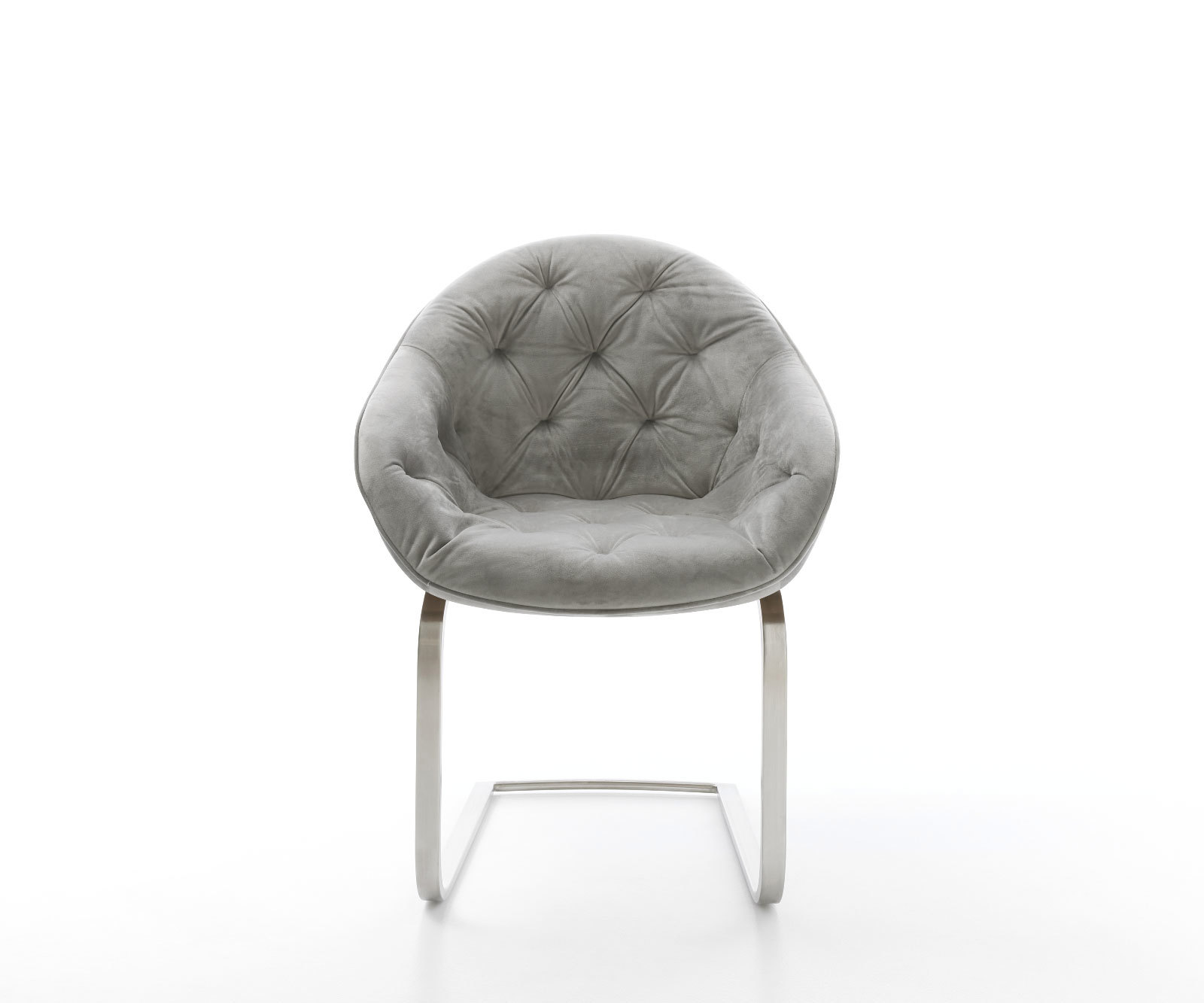 Étkezőszék Gaio-Flex mikroszálas szürke étkezőszék lapos rozsdamentes acél - Image 2